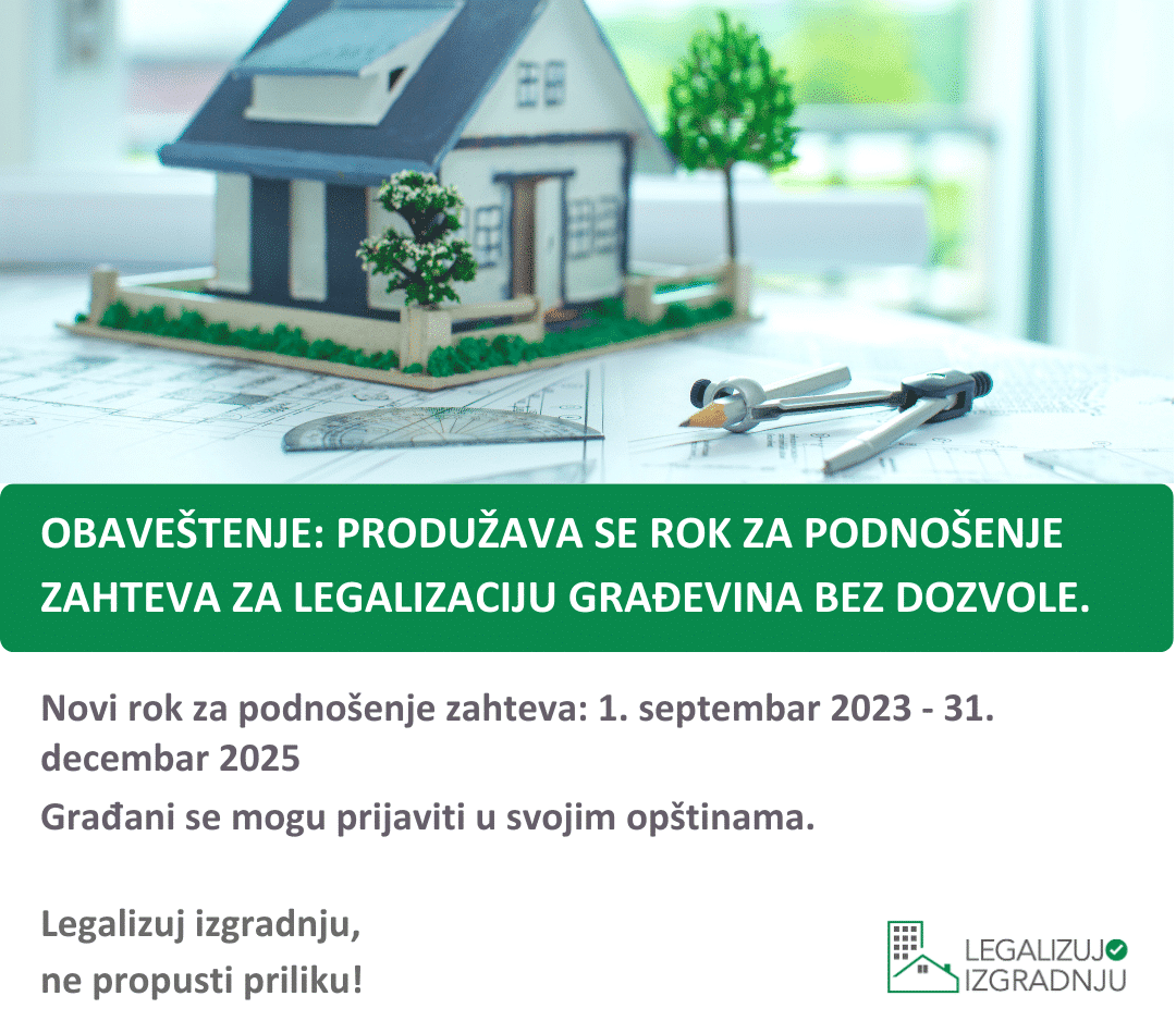 Legalizuj izgradnju, ne propusti priliku!